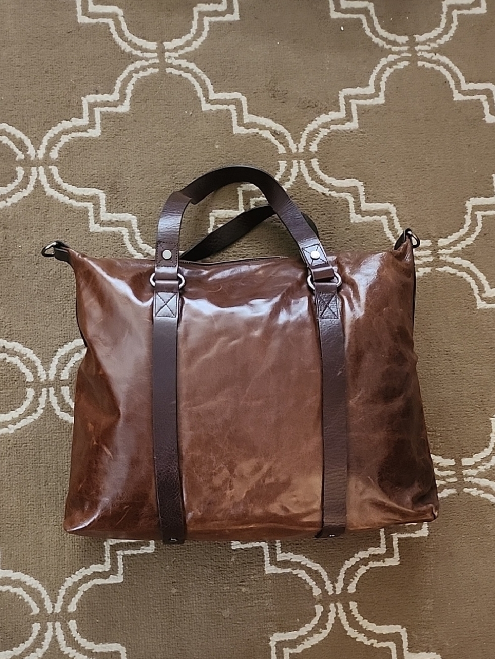 Danier Leather Duffel Weekender Bag